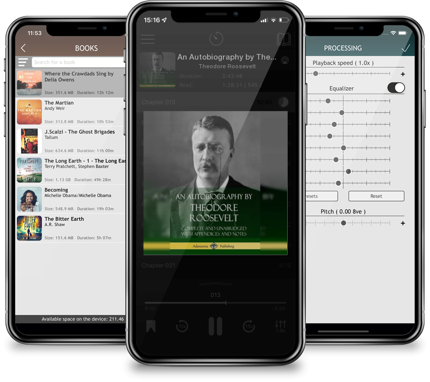 Audiobook An Autobiography by Theodore Roosevelt: Complete and Unabridged with Appendices and Notes by Theodore Roosevelt