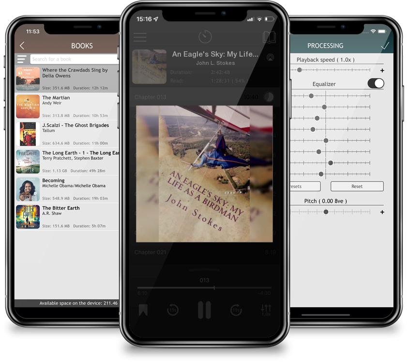 Audiobook An Eagle\'s Sky: My Life as a Birdman: How I Helped a One-Winged Eagle Fly Again by John L. Stokes