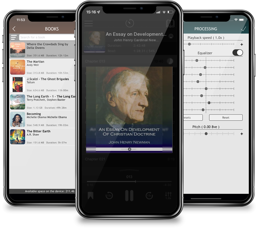 Listen An Essay on Development of Christian Doctrine by John Henry Cardinal Newman in MP3 Audiobook Player for free