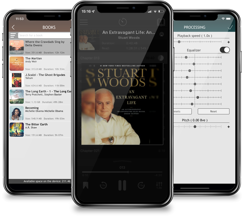 Audiobook An Extravagant Life: An Autobiography Incorporating Blue Water, Green Skipper by Stuart Woods
