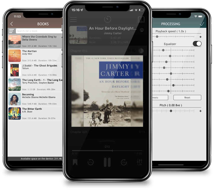 Audiobook An Hour Before Daylight: Memoirs of a Rural Boyhood by Jimmy Carter