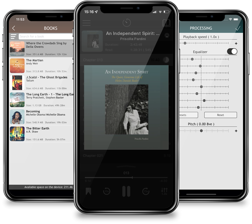 Audiobook An Independent Spirit: The Quiet, Generous Life of Helen Daniels Bader by Priscilla Pardini