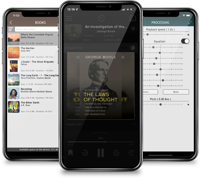 Audiobook An Investigation of the Laws of Thought by George Boole