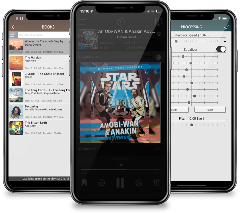 Audiobook An Obi-WAN & Anakin Adventure (Library Binding) by Cavan Scott