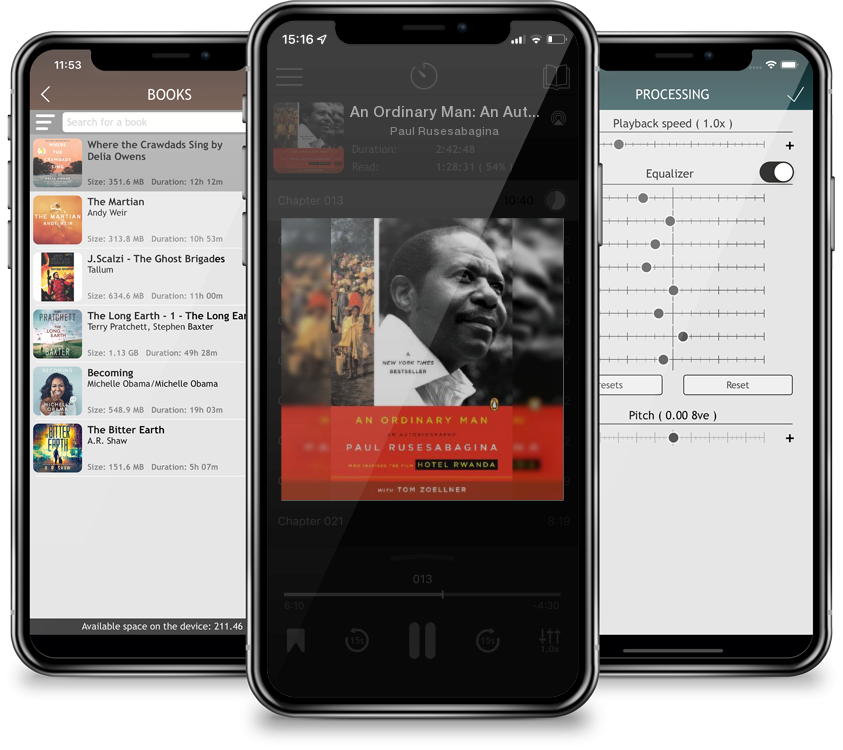Audiobook An Ordinary Man: An Autobiography by Paul Rusesabagina