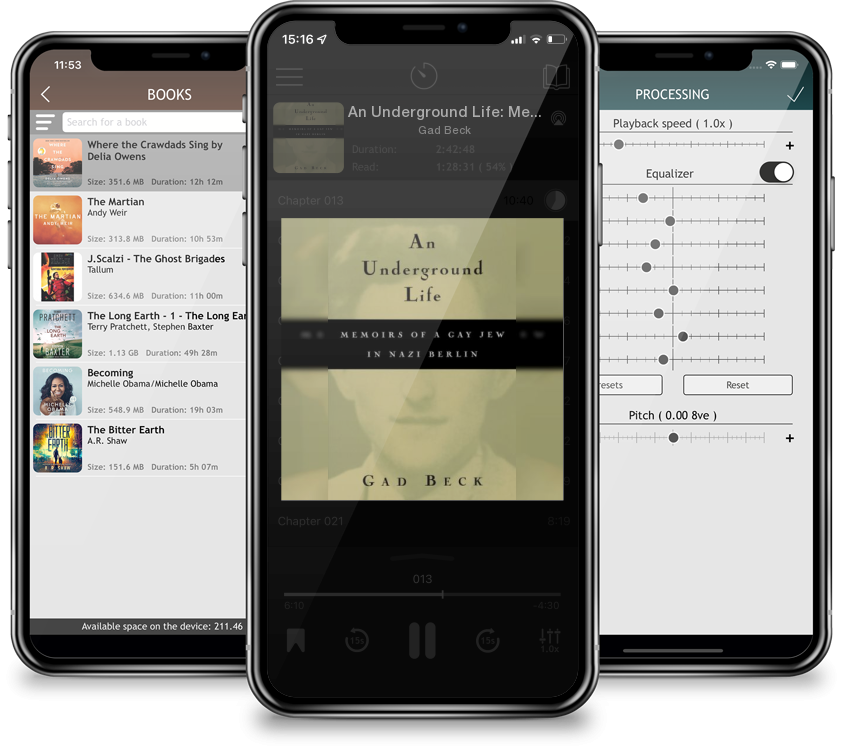 Audiobook An Underground Life: Memoirs of a Gay Jew in Nazi Berlin (Living Out: Gay and Lesbian Autobiog) by Gad Beck