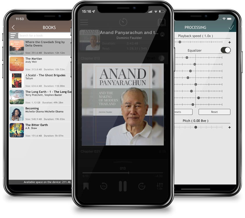 Listen Anand Panyarachun and the Making of Modern Thailand by Dominic Faulder in MP3 Audiobook Player for free