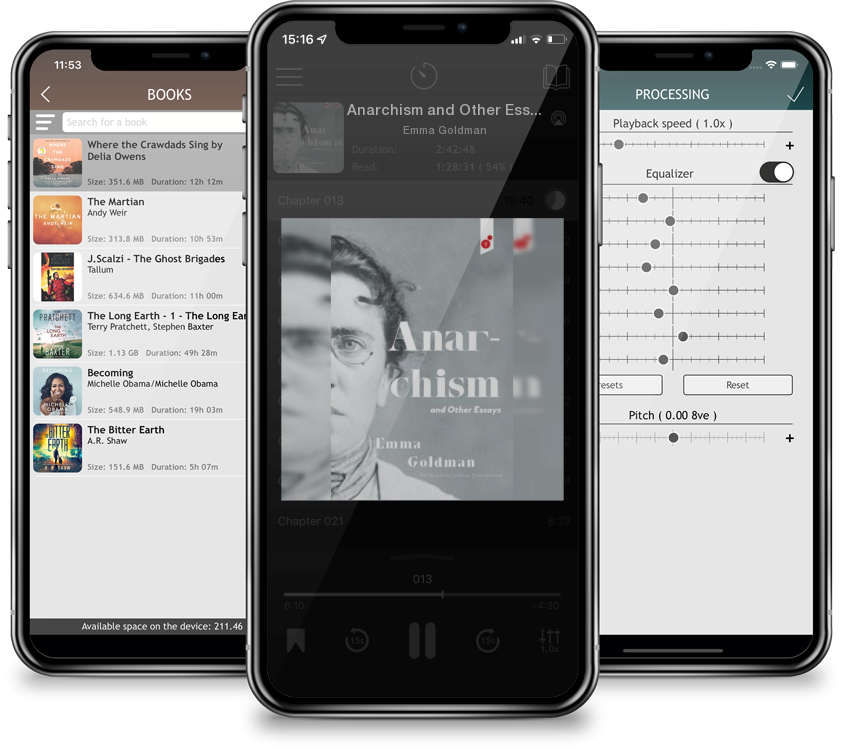 Listen Anarchism and Other Essays by Emma Goldman in MP3 Audiobook Player for free