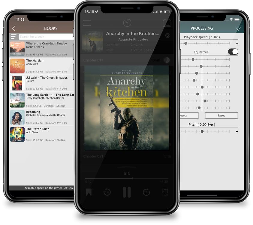 Audiobook Anarchy in the Kitchen: The Incomprehensible Hedonistic Journey of One Chef in Yesterday\'s Culinary World the Noxious Scuttlebutt and the Inco by Auguste Knuckles