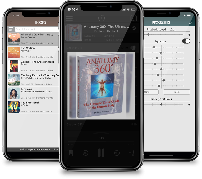 Audiobook Anatomy 360: The Ultimate Visual Guide to the Human Body by Dr. Jamie Roebuck