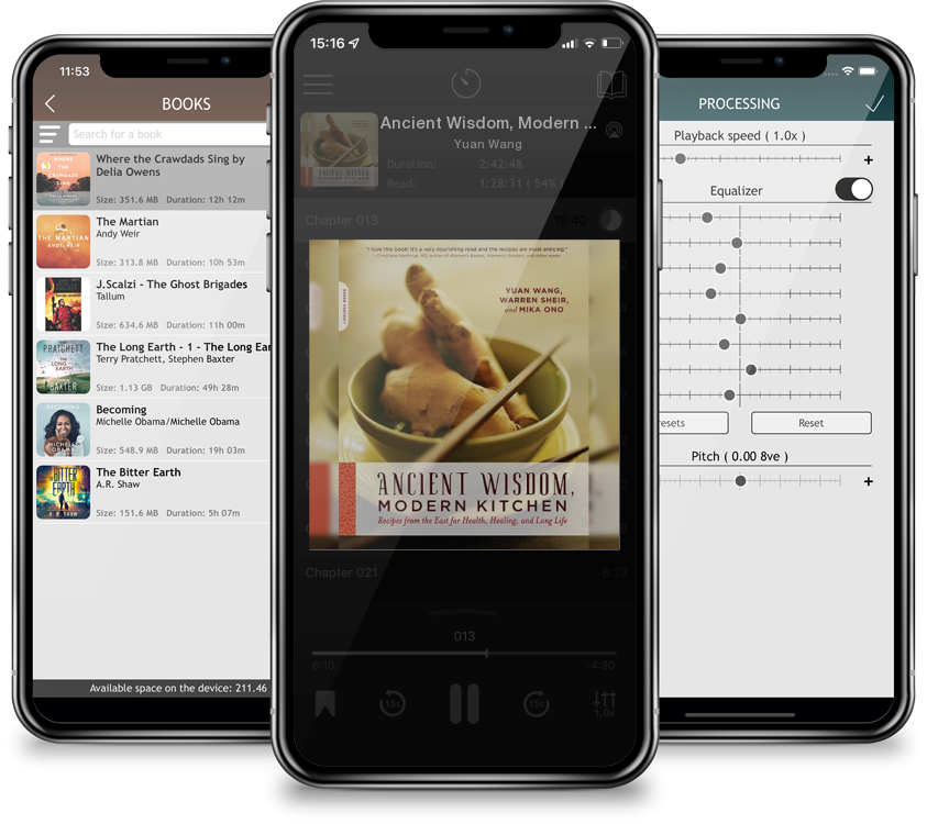 Audiobook Ancient Wisdom, Modern Kitchen: Recipes from the East for Health, Healing, and Long Life by Yuan Wang