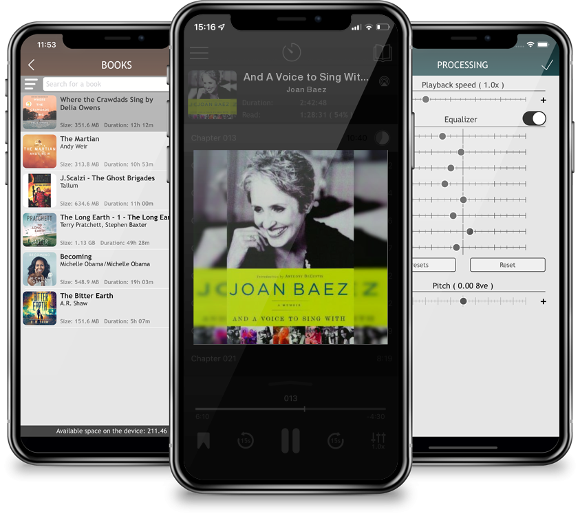 Audiobook And A Voice to Sing With: A Memoir by Joan Baez