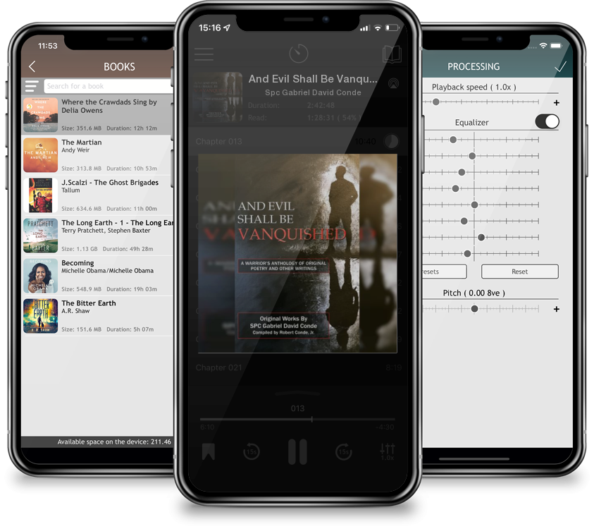 Audiobook And Evil Shall Be Vanquished: A Warrior\'s Anthology of Original Poetry and Other Writings by Spc Gabriel David Conde