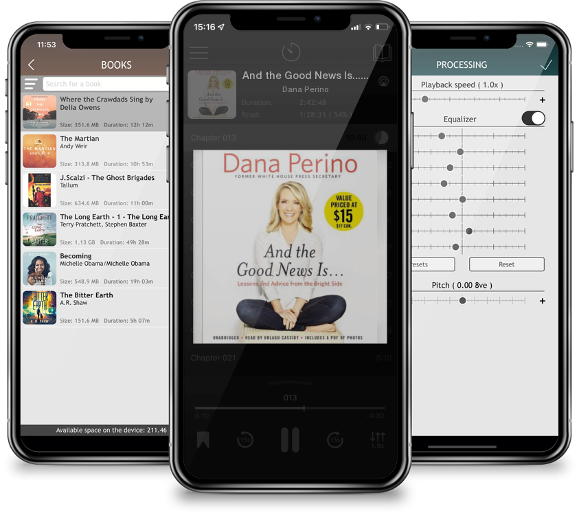 Audiobook And the Good News Is...: Lessons and Advice from the Bright Side (CD-Audio) by Dana Perino