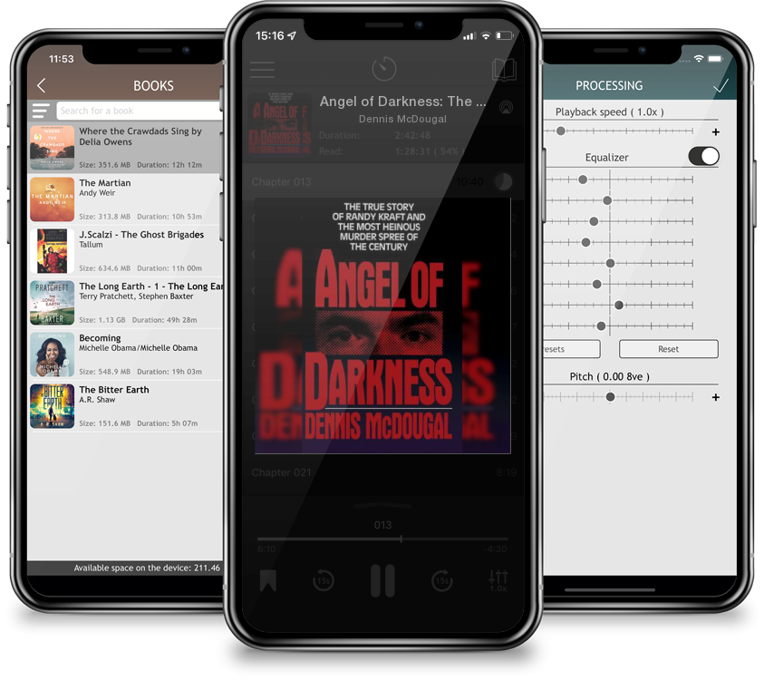 Audiobook Angel of Darkness: The True Story of Randy Kraft and the Most Heinous Murder Spree by Dennis McDougal