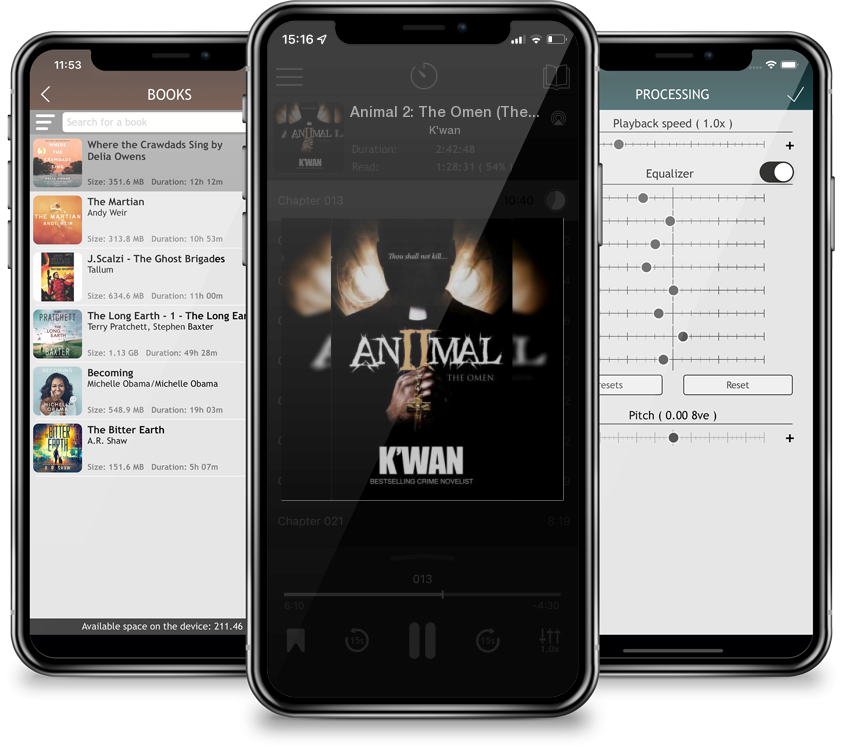 Audiobook Animal 2: The Omen (The Animal Series #2) by K'wan