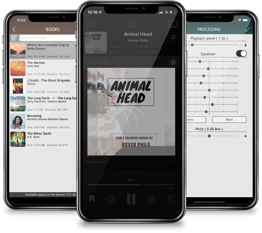 Audiobook Animal Head by Rover Phils