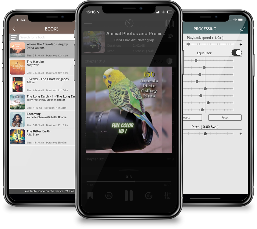 Audiobook Animal Photos and Premium High Resolution Pictures - Premium Paper - Full Color HD: 150 Animals Photo Gallery Ideas - Album Art Images - Creative Prin by Best Fine Art Photography Books