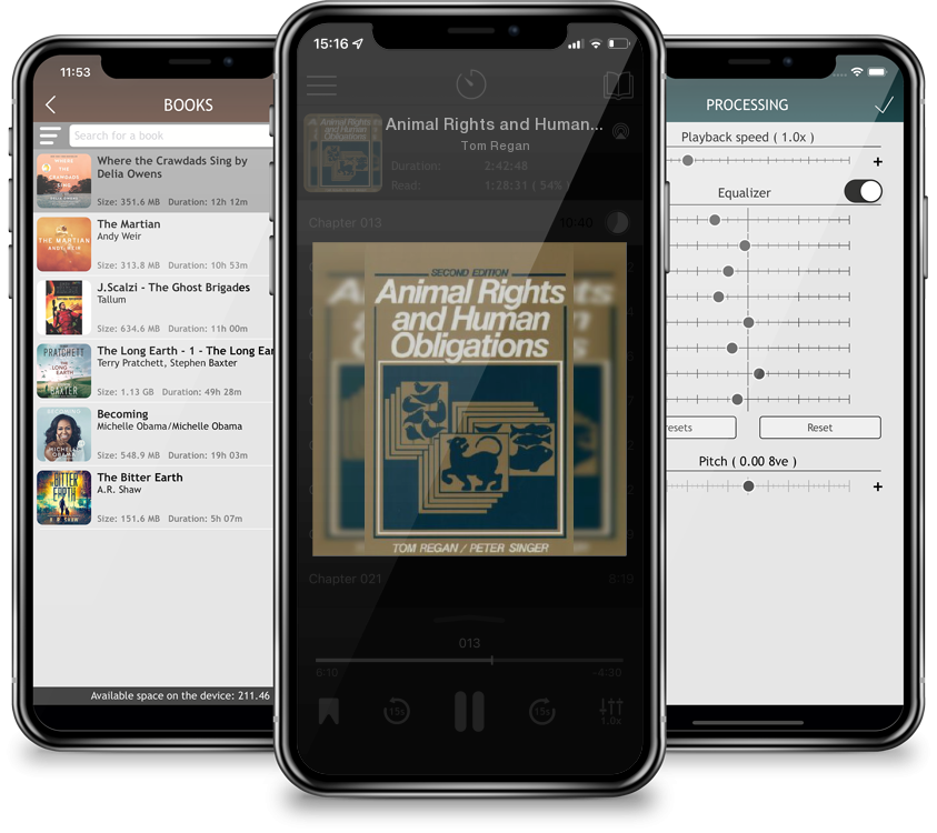 Audiobook Animal Rights and Human Obligations by Tom Regan