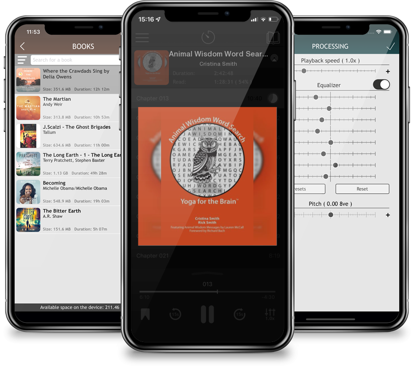 Audiobook Animal Wisdom Word Search: Yoga for the Brain by Cristina Smith