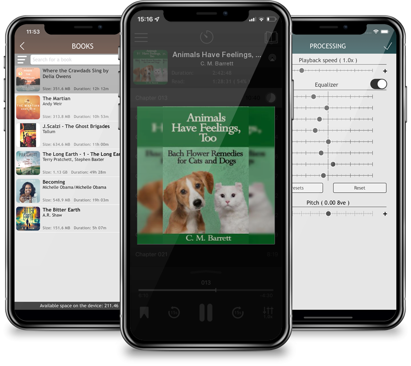 Audiobook Animals Have Feelings, Too: Bach Flower Remedies for Cats and Dogs by C. M. Barrett