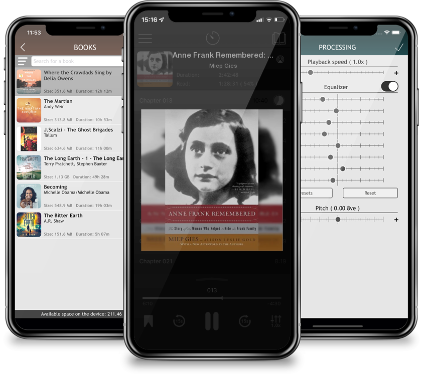 Listen Anne Frank Remembered: The Story of the Woman Who Helped to Hide the Frank Family by Miep Gies in MP3 Audiobook Player for free