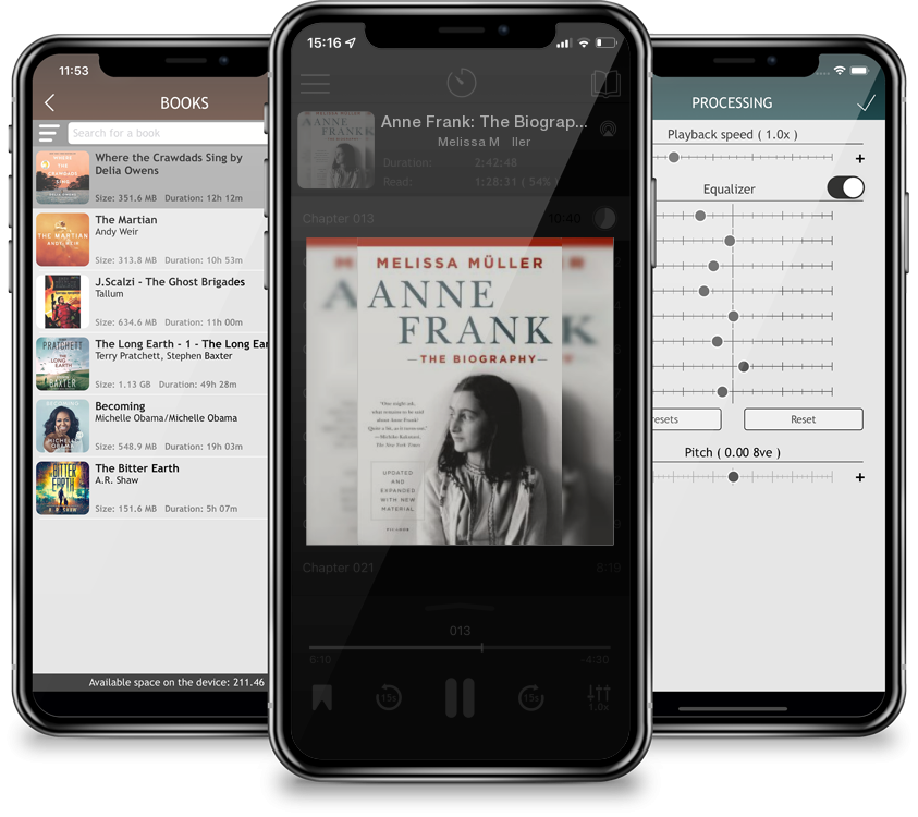 Listen Anne Frank: The Biography: Updated and Expanded with New Material by Melissa Müller in MP3 Audiobook Player for free