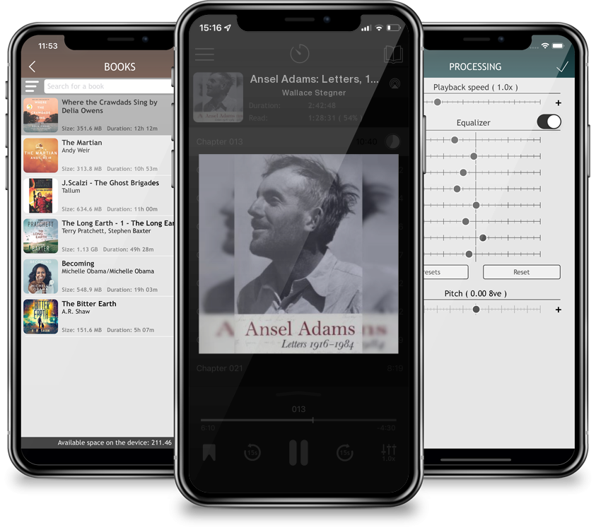 Audiobook Ansel Adams: Letters, 1916 - 1984 by Wallace Stegner