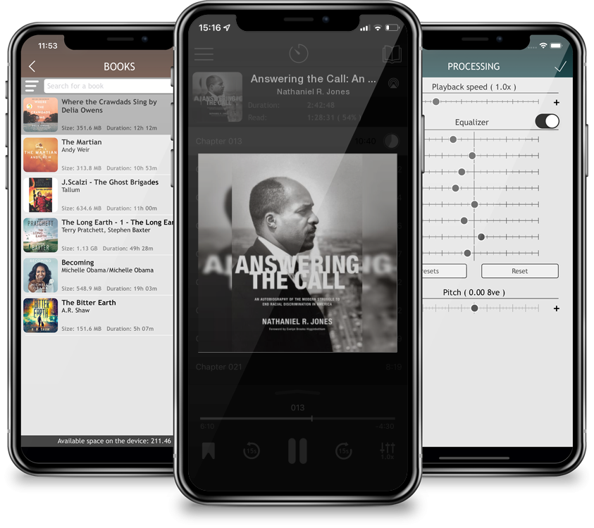 Audiobook Answering the Call: An Autobiography of the Modern Struggle to End Racial Discrimination in America by Nathaniel R. Jones