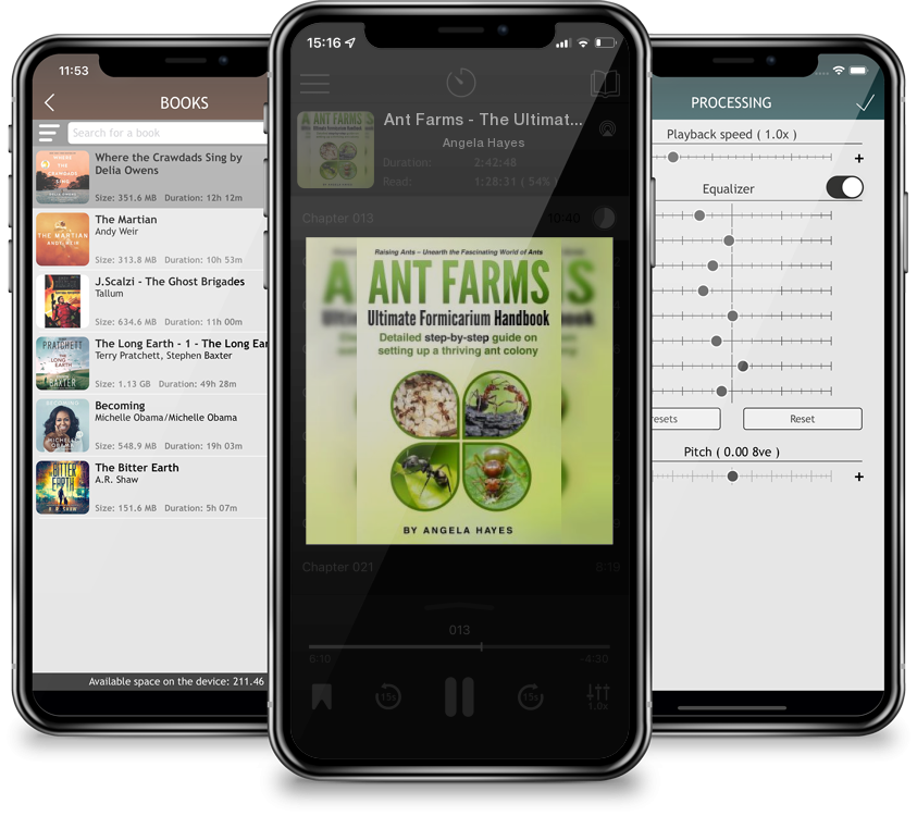 Audiobook Ant Farms - The Ultimate Formicarium Handbook: Detailed Step-by-Step Guide to Setting Up a Thriving Ant Colony by Angela Hayes