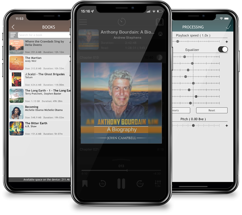 Audiobook Anthony Bourdain: A Biography by Andrew Stephens
