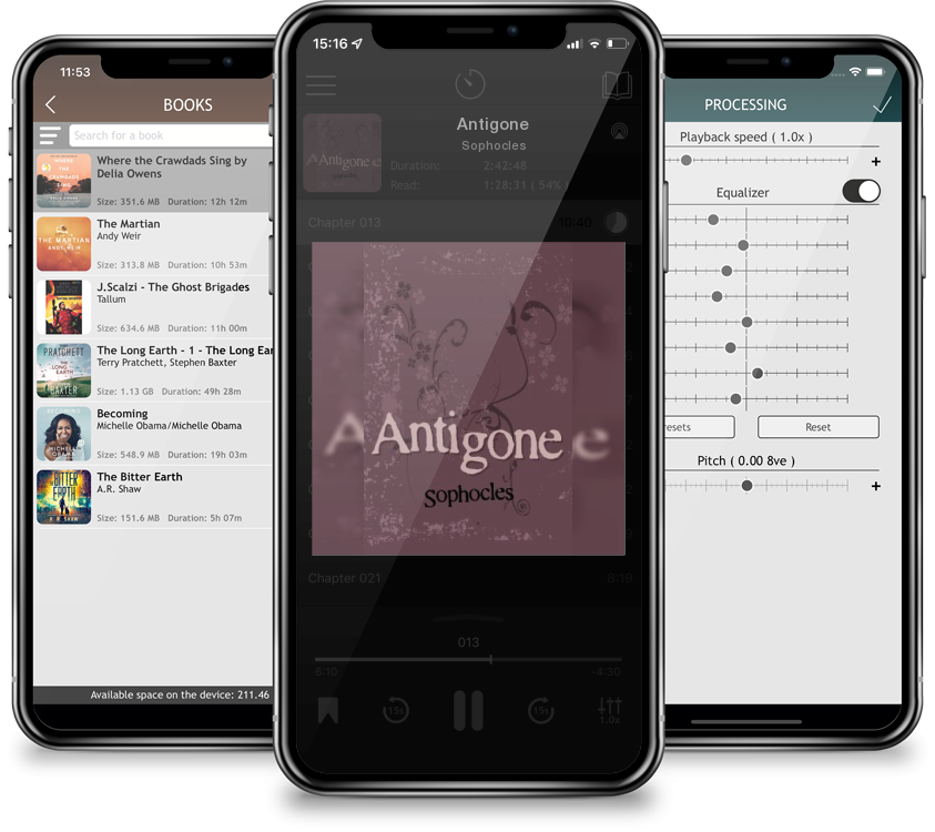 Audiobook Antigone by Sophocles