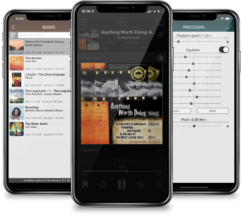 Audiobook Anything Worth Doing: A True Story of Adventure, Friendship and Tragedy on the Last of the West\'s Great Rivers by Jo Deurbrouck