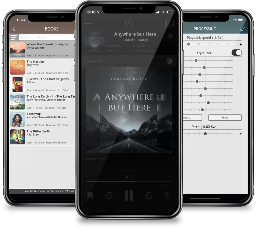 Audiobook Anywhere but Here by Christal Bailey