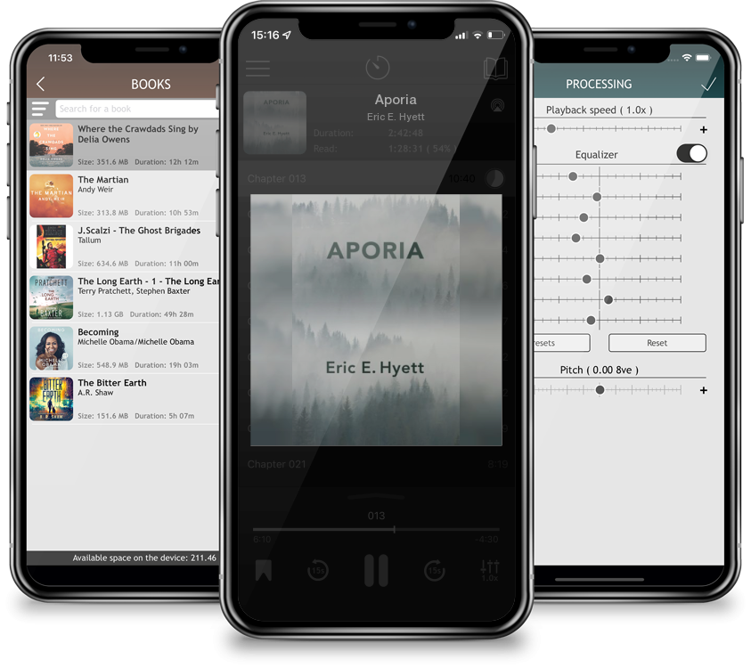 Listen Aporia by Eric E. Hyett in MP3 Audiobook Player for free
