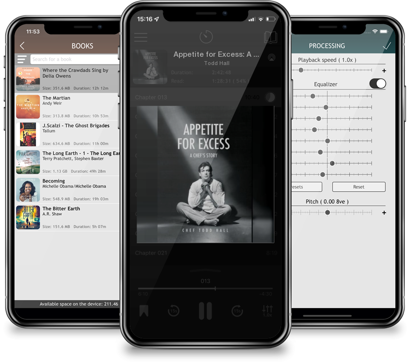 Audiobook Appetite for Excess: A Chef\'s Story by Todd Hall