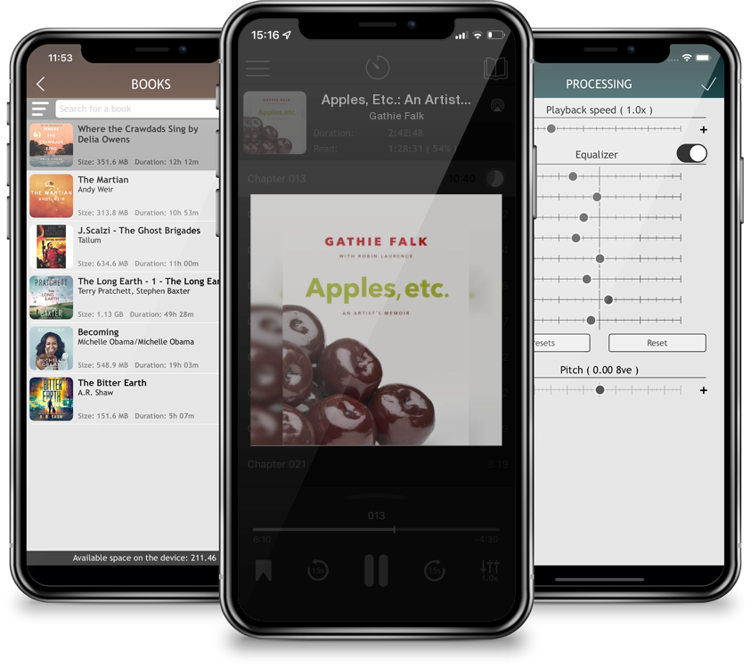 Audiobook Apples, Etc.: An Artist\'s Memoir by Gathie Falk