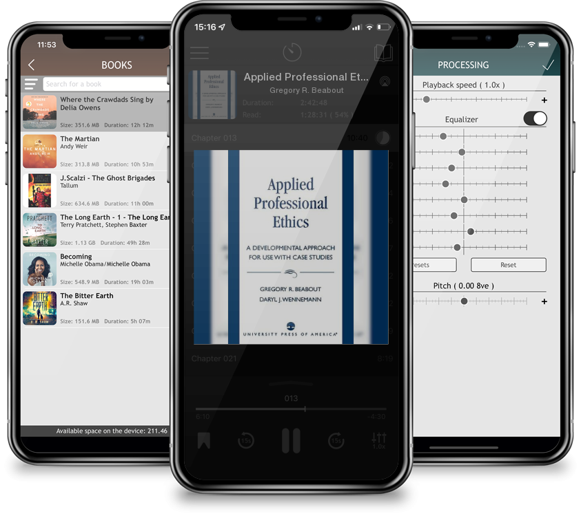 Audiobook Applied Professional Ethics: A Developmental Approach for Use With Case Studies by Gregory R. Beabout