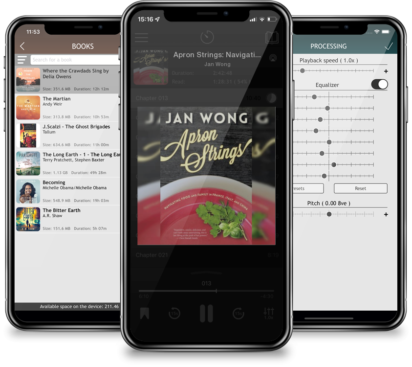 Audiobook Apron Strings: Navigating Food and Family in France, Italy, and China by Jan Wong