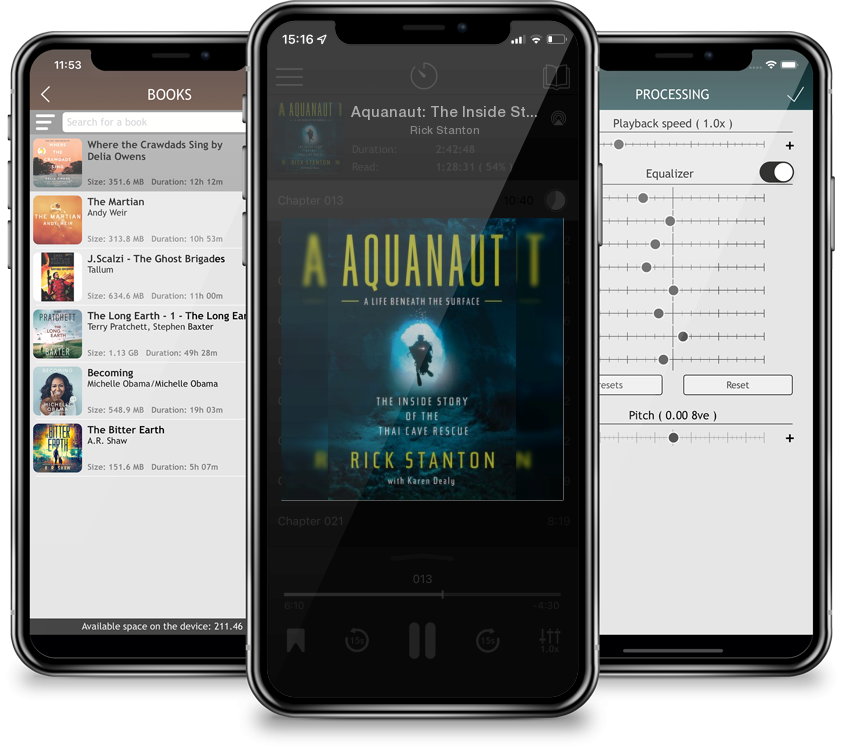 Audiobook Aquanaut: The Inside Story of the Thai Cave Rescue by Rick Stanton