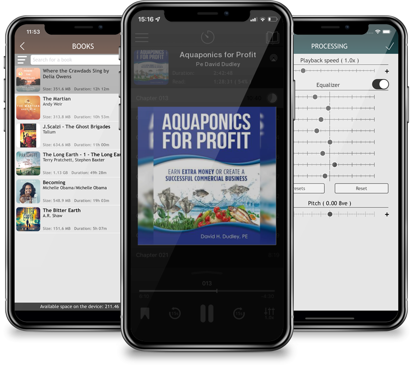 Audiobook Aquaponics for Profit by Pe David Dudley