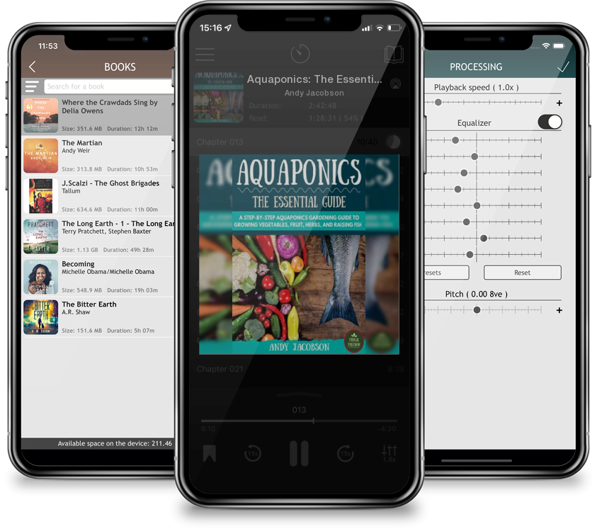 Audiobook Aquaponics: The Essential Aquaponics Guide: A Step-By-Step Aquaponics Gardening Guide to Growing Vegetables, Fruit, Herbs, and Rai by Andy Jacobson