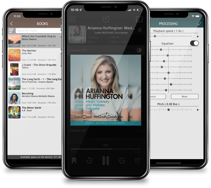 Audiobook Arianna Huffington: Media Visionary and Wellness Evangelist by Leah McGrath Goodman