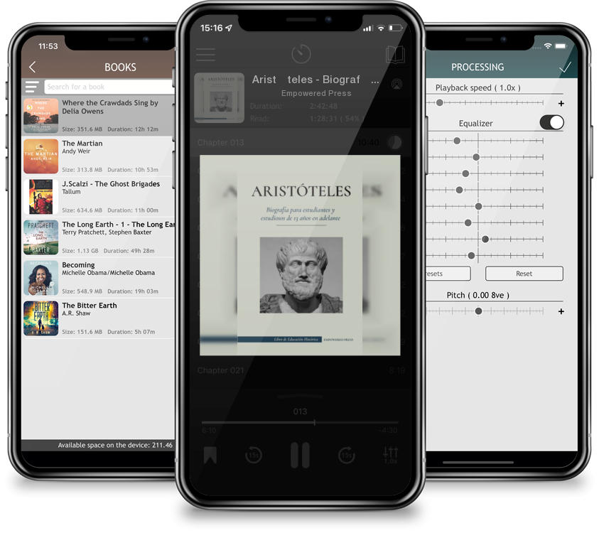 Audiobook Aristóteles - Biografía para estudiantes y estudiosos de 13 años en adelante: (El filósofo de la antigua Grecia, su ética y su política) by Empowered Press