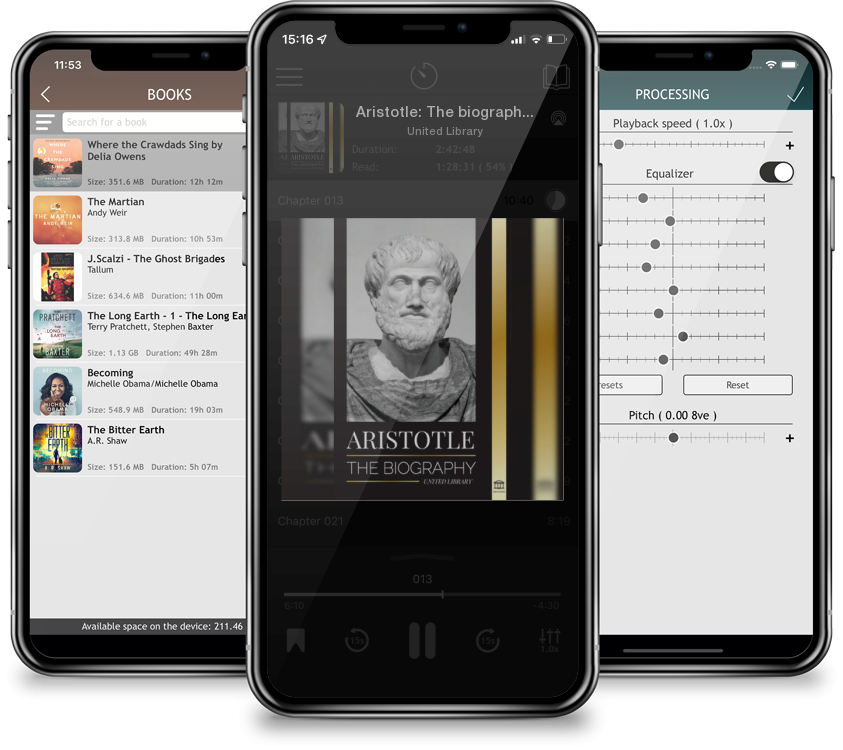 Listen Aristotle: The biography - Ancient Wisdom, History and Legacy (Philosophy) by United Library in MP3 Audiobook Player for free