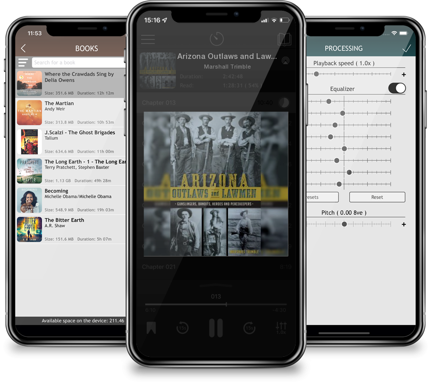 Audiobook Arizona Outlaws and Lawmen: Gunslingers, Bandits, Heroes and Peacekeepers by Marshall Trimble