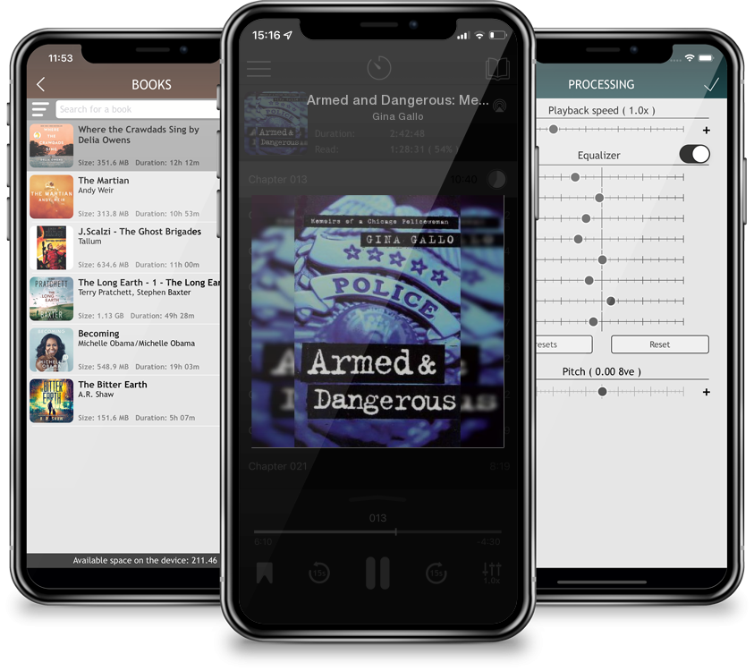 Audiobook Armed and Dangerous: Memoirs of a Chicago Policewoman by Gina Gallo