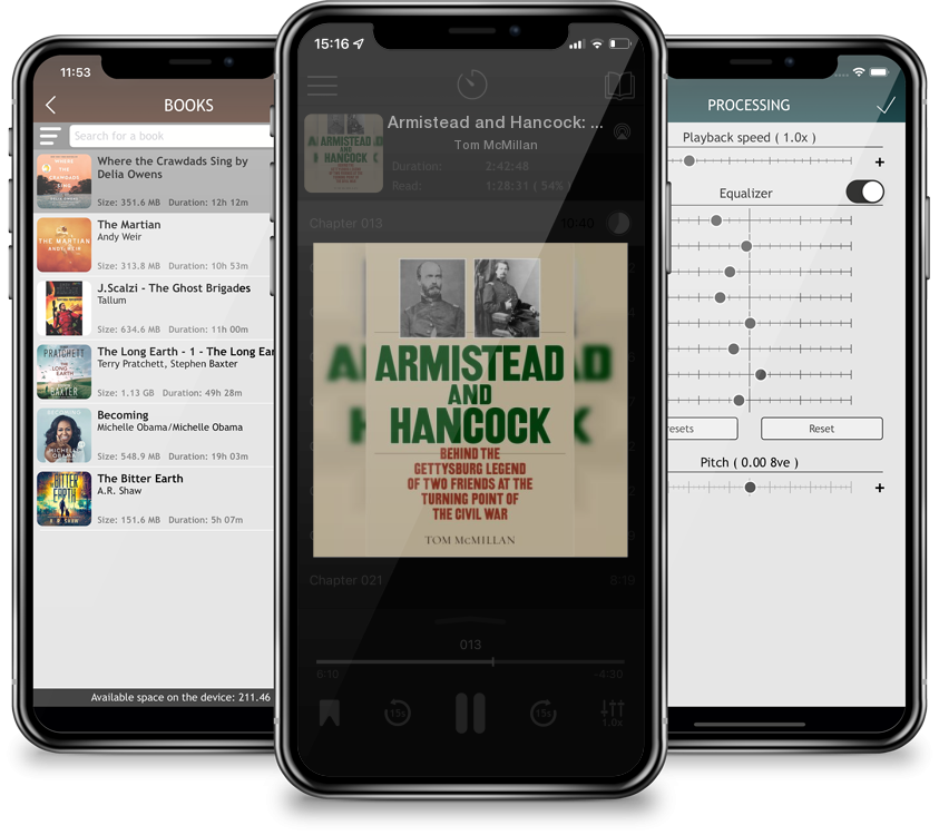 Audiobook Armistead and Hancock: Behind the Gettysburg Legend of Two Friends at the Turning Point of the Civil War by Tom McMillan