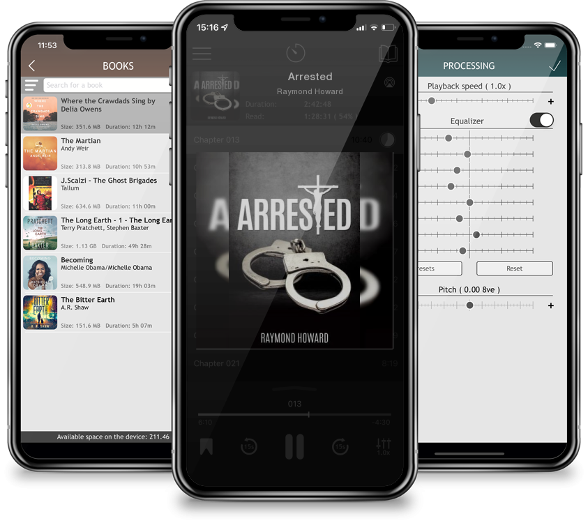 Audiobook Arrested by Raymond Howard