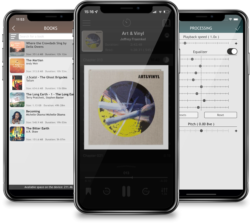 Audiobook Art & Vinyl by Jeffrey Fraenkel